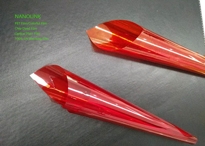 Colored Solar PET Window Film For Car Glass Surface Protection ROHS Certificate